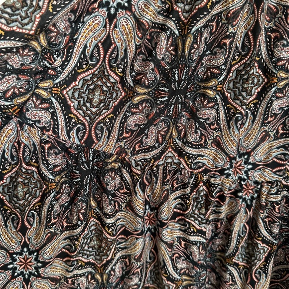 Bohemian Paisley Strapless Tube Top Dress – Flowy & Feminine – Size Small - Picture 3 of 3